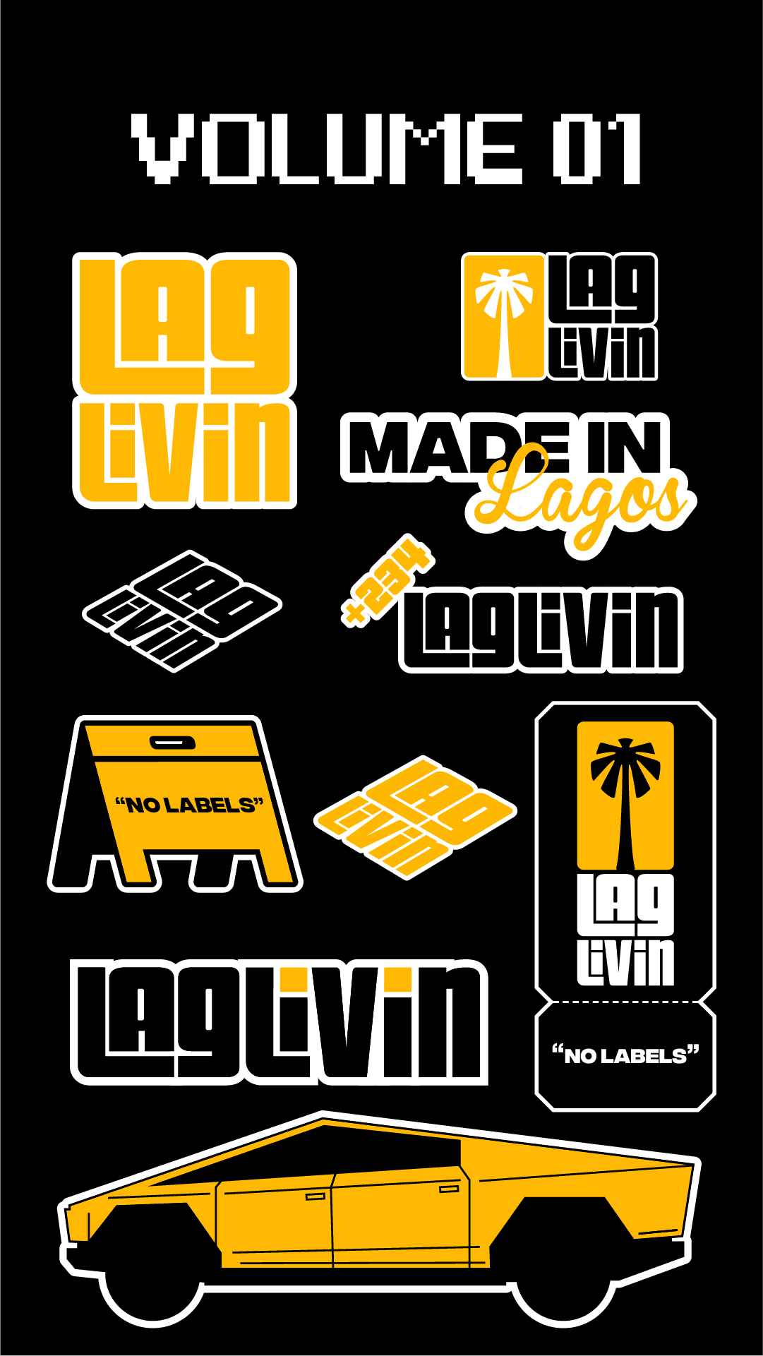 Laglivin Sticker Pack vol.1